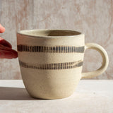 Two Stripes - Speckled Mug
