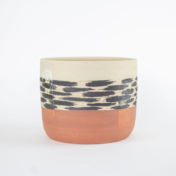 Ikat Stripe - XLarge Planter