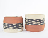 Ikat Stripe - XLarge Planter