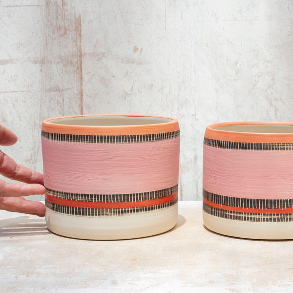 Textured Liquorice All Sorts - Large Planter