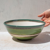 Moss Stitches - Shallow Bowl