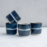 Painterly Blue Steel - Med Planter