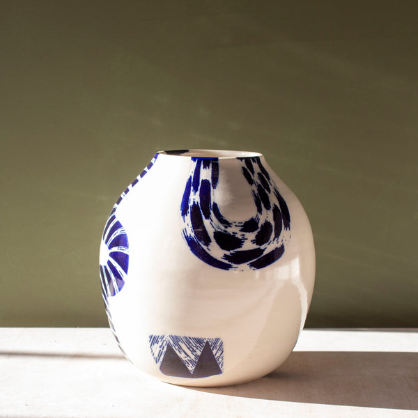 Kink in the Road  - Orb Vase