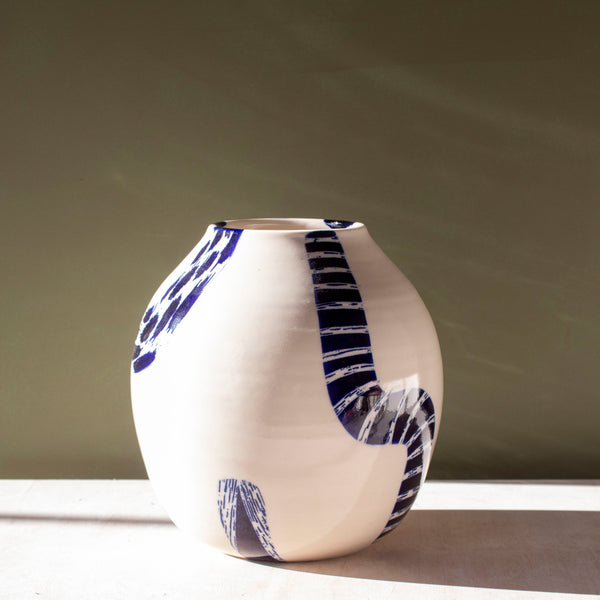 Kink in the Road  - Orb Vase