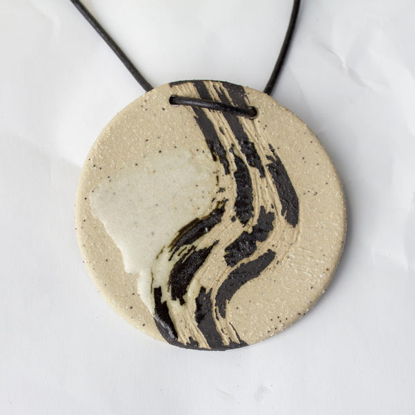 Pathways #2 Pendant - Black