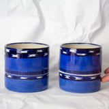 Blue Haze Planter - Indigo, Electric Blue & Sky Blue