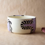 Lilac Path #1 Vessel - Black & Lilac