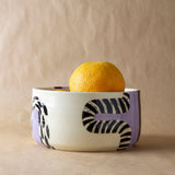 Lilac Path #1 Vessel - Black & Lilac