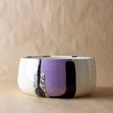 Lilac Path #2 Vessel - Black & Lilac