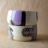 Lilac Path #1 Vessel - Black & Lilac