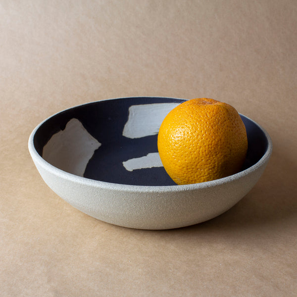 Slip Brushstroke - Deep Platter