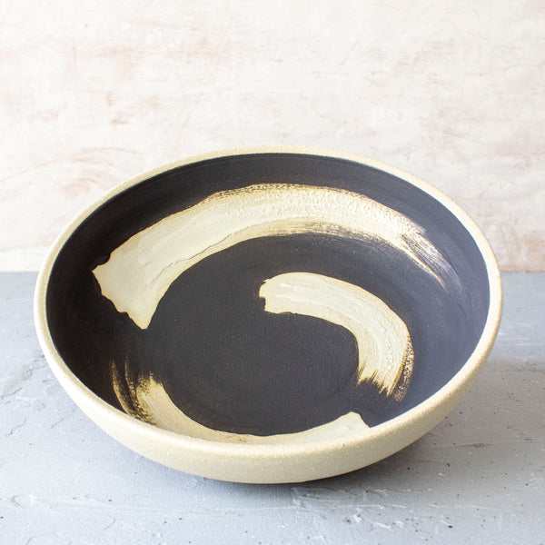 Slip Brushstroke - Deep Platter
