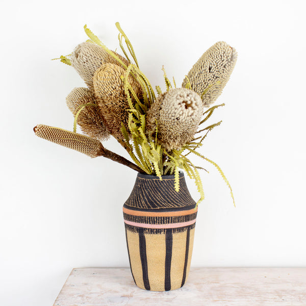 Textured Weave - Shoulder Vase