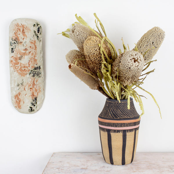 Textured Weave - Shoulder Vase