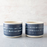 Blue Steel - Squat Planter // Vessel