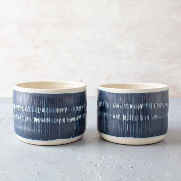Blue Steel - Squat Planter // Vessel