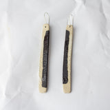 Line Stick Earrings - Black