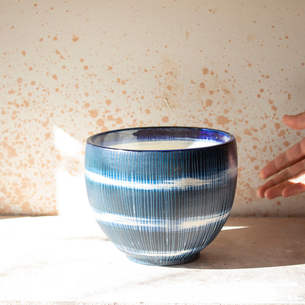 Painterly Blue Steel - Bowl