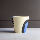 Electric Pathways V Vessel - Black and Electric blue