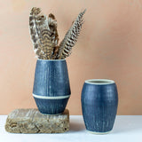 Blue Steel -  Angular Vase