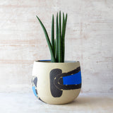 Electric Pathways Vessel - Black, Electric blue and Turquoise