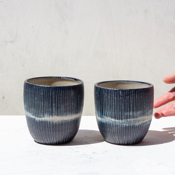 Painterly Blue Steel - Little Vessel