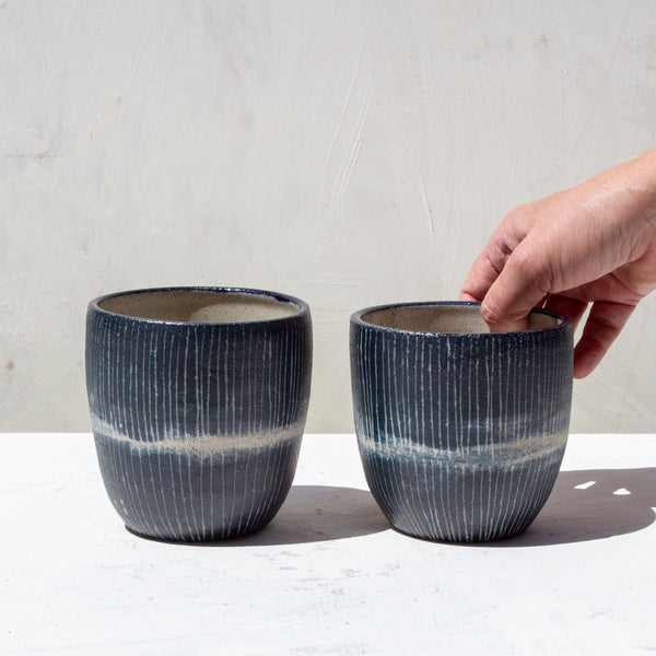 Painterly Blue Steel - Little Vessel