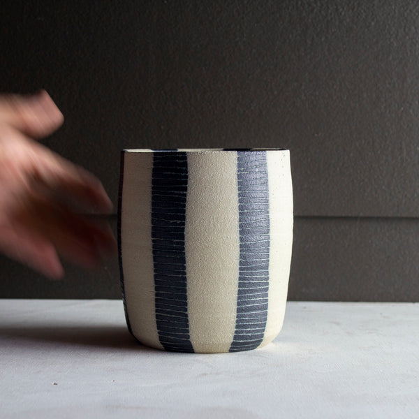Stripe Blue Steel - Vessel