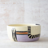 Sunset Pathways #1 Vessel - Black, Nasturtium & Lilac
