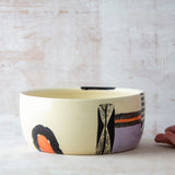 Sunset Pathways #1 Vessel - Black, Nasturtium & Lilac