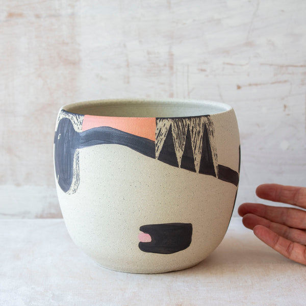 Textured Think Ahead Vessel // Planter