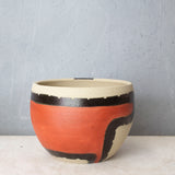 Textured Vast Land Rounded Vessel // Planter