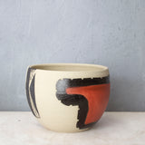Textured Vast Land Rounded Vessel // Planter