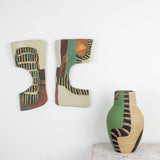 Moss Pathways - Fluted Vase