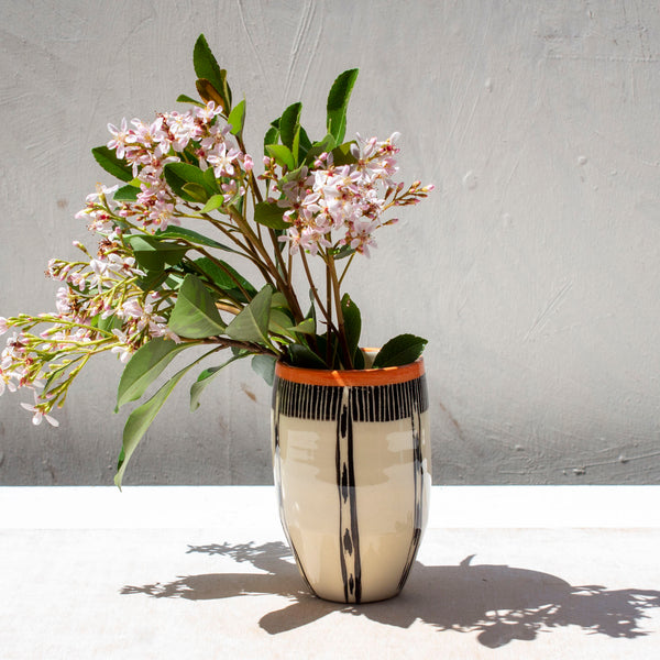 Ikat Stripe - Little Vase