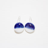 Half Moon Little Drop Earrings - Indigo