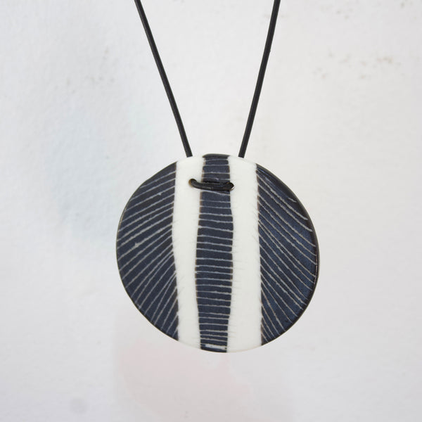 Pendant - Feather BW