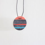 Pendant - Feather Stripe