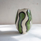Moss Tracks - Pedestal Vase