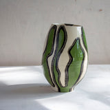 Moss Tracks - Pedestal Vase