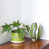 Moss Tracks - Pedestal Vase