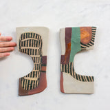 Fork in the road - Ceramic Modular Wall Piece