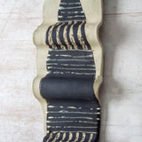 Striped Pointer - Undulating Ceramic Wall Piece
