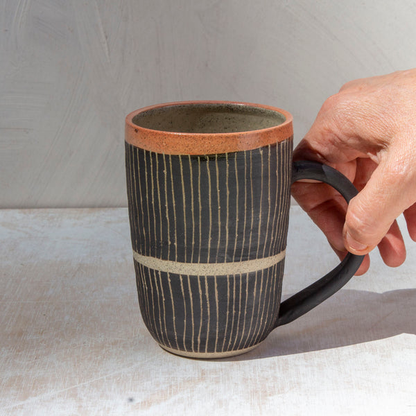 Stripey Road - Slender Mug