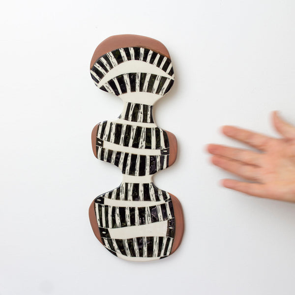 Mask #3 - Ceramic Wall Piece