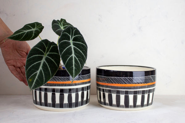 Textured Weave - XLarge Planter