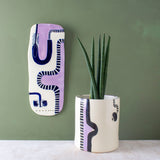 Lilac Path - Ceramic Wall Piece