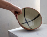 Ikat Stripe - Cross Bowl