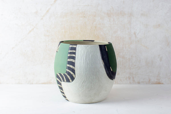 Moss Pathways - Jumbo Vessel /Planter