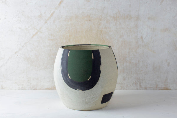 Moss Pathways - Jumbo Vessel /Planter